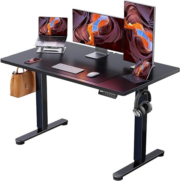 41 inch Gaming Desk, with Cup Holder, Headphone Hook